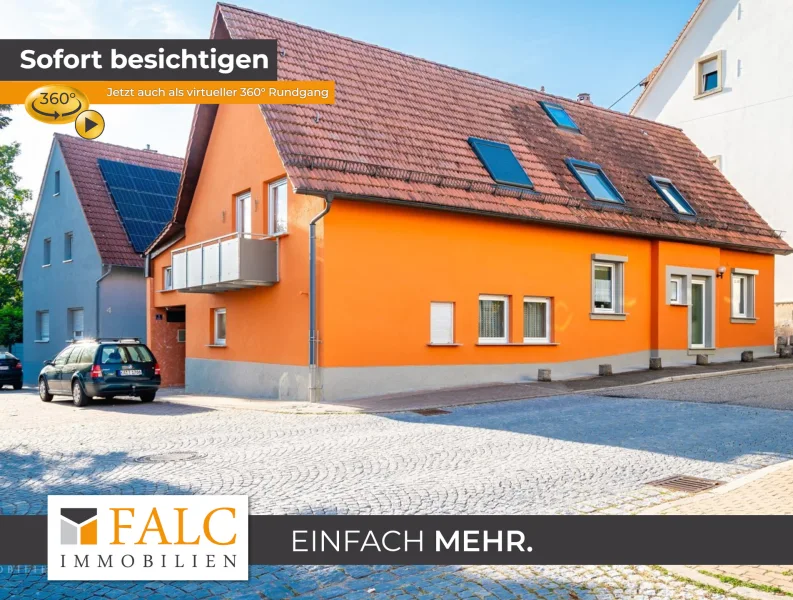 Hausansicht - Haus kaufen in Östringen / Eichelberg - Eigenes Haus zum kleinen Preis in ruhiger Wohnlage im Ortskern von Eichelberg !