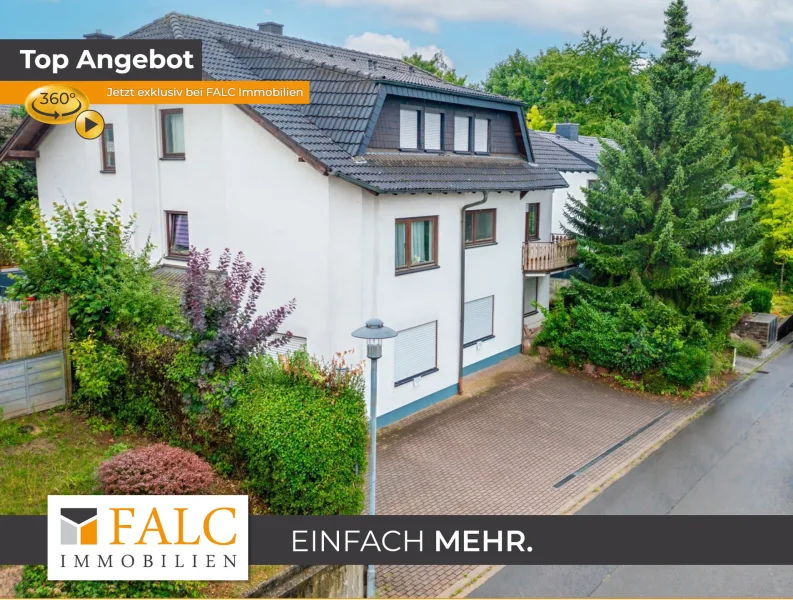 Strassenansicht - Haus kaufen in Wiesloch / Baiertal - 2-Familienhaus plus ELW in Top-Lage !