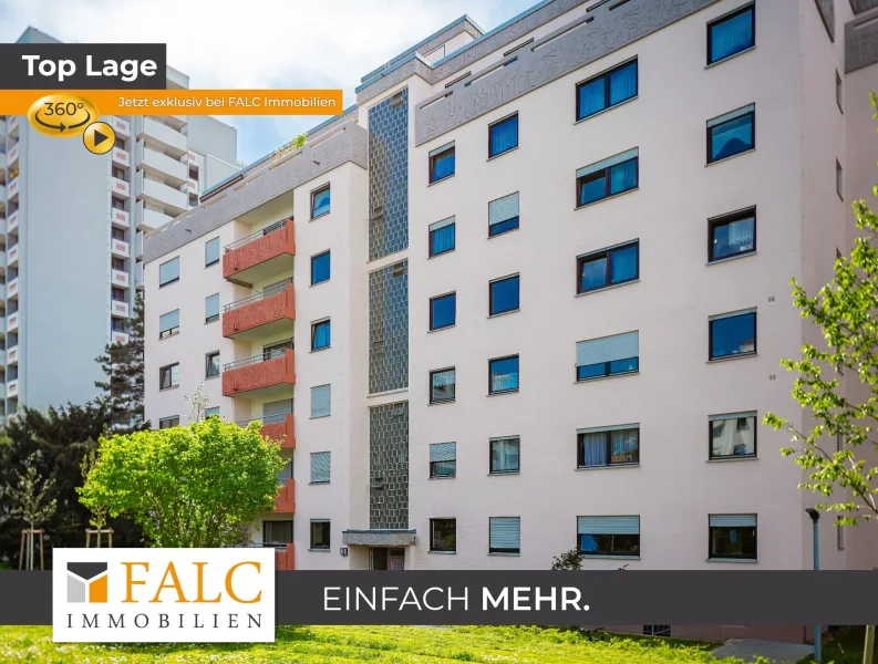 Außenansicht  - Wohnung kaufen in Karlsruhe - Charmante 4 -Zi.-Whg. mit Loggia in Karlsruhe-Neureut