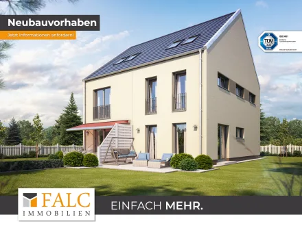 Ihr neues Zuhause - Haus kaufen in Pfinztal - Projektierte Doppelhaushälfte mit 140 m² Wfl. und großem Wohnbereich in ruhiger Lage