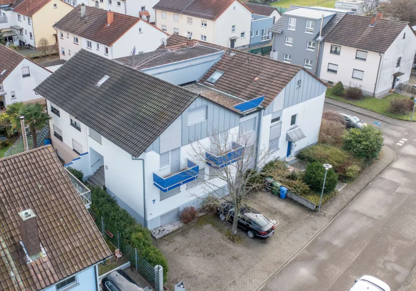 Luftbild2 - Haus kaufen in Bad Schönborn - Optimal für Arbeiten und Wohnen an einem Ort !!