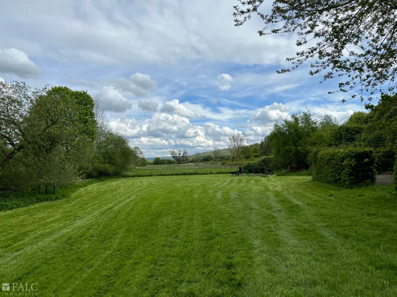 Untere Wiese vorm Gartenhaus