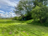 Untere Wiese Blickrichtung Gartenhaus