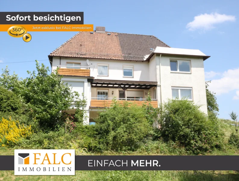 Titelbild - Haus kaufen in Vahlbruch - Zweifamilienhaus in traumhafter Alleinlage