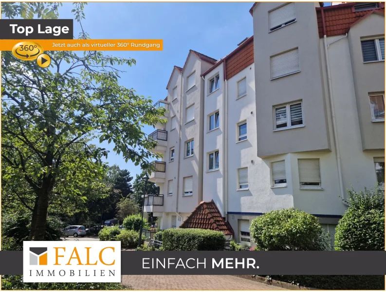Titelbild - Wohnung kaufen in Schwalbach am Taunus - Im Sommer Balkon - im Winter Kamin - das ist Ihr neues Zuhause mit bester Infrastruktur!