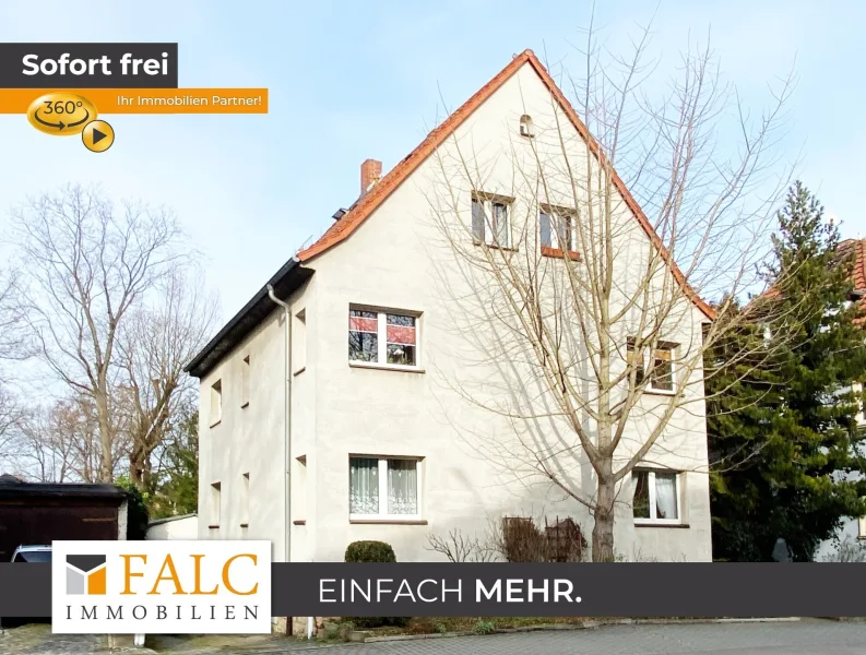 Titelbild - Haus kaufen in Weimar - Mehrfamilienhaus in direkter Lage zur Innenstadt von Weimar, zwei Wohnungen kurzfristig beziehbar!