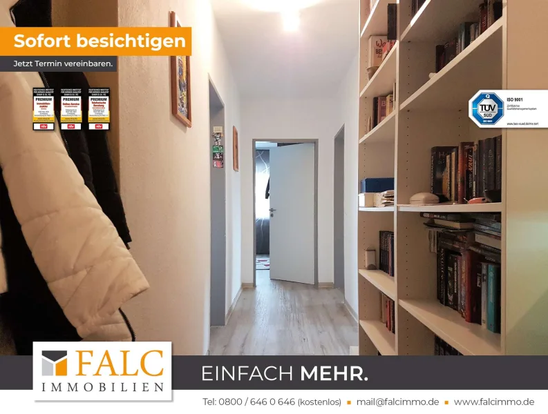  - Wohnung mieten in Friedberg (Hessen) - Moderne und gut geschnittene 4 Zimmer Wohnung!