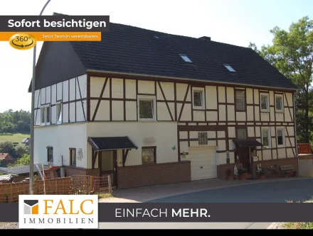 falc-overlay-image-[TIME] - Haus kaufen in Waldeck - +++großzügiges Einfamilienhaus mit Ferienappartment und Klosterblick+++