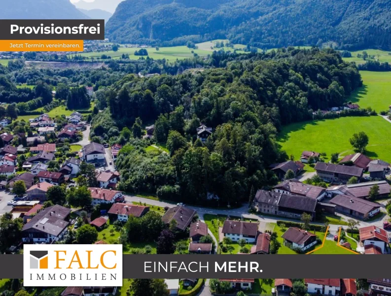 Titelbild - Grundstück kaufen in Brannenburg - * RESERVIERT * Traumhaftes Grundstück mit unverbaubarem Alpenpanorama