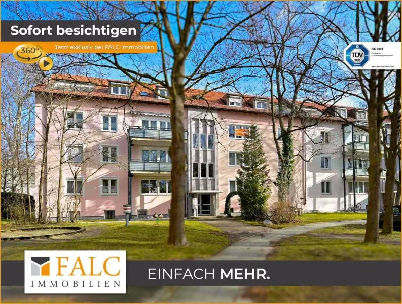 Gebäudefront - Wohnung kaufen in München / Südgiesing - Licht - Raum - Ruhe - Entdecken Sie Ihr neues Zuhause in Südgiesing