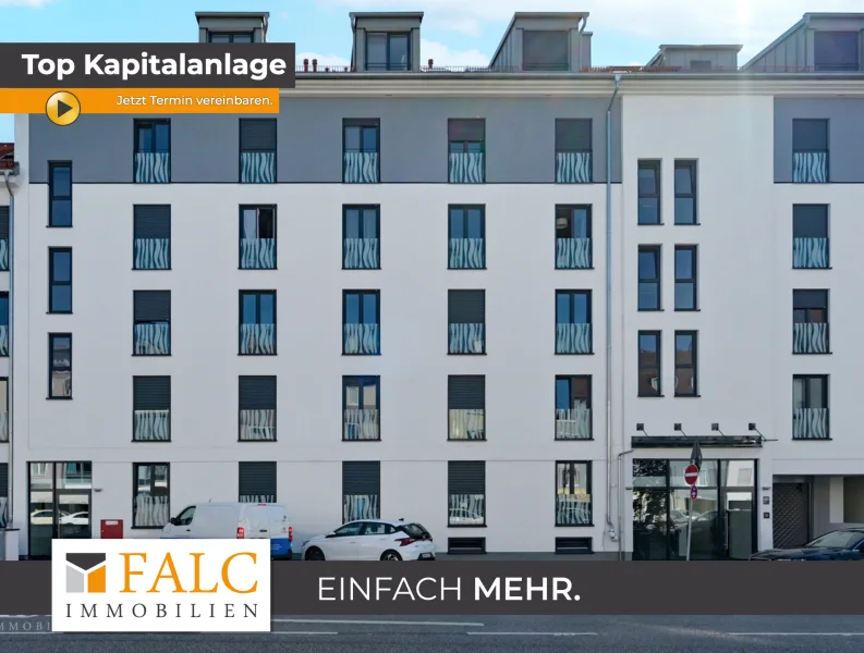 Ansicht Eingang - Wohnung kaufen in München / Moosach - Investieren Sie clever: Studentenapartment in Top-Lage in München mit Rendite größer 4 %