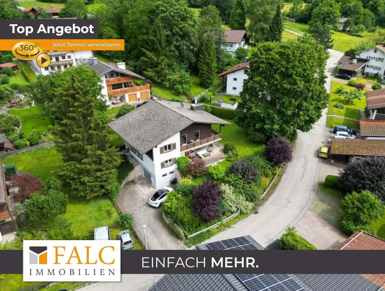 Titelbild - Haus kaufen in Unterwössen - Traumhaftes Zweifamilienhaus in idyllischer Lage - Wohnen mit atemberaubender Alpenkulisse