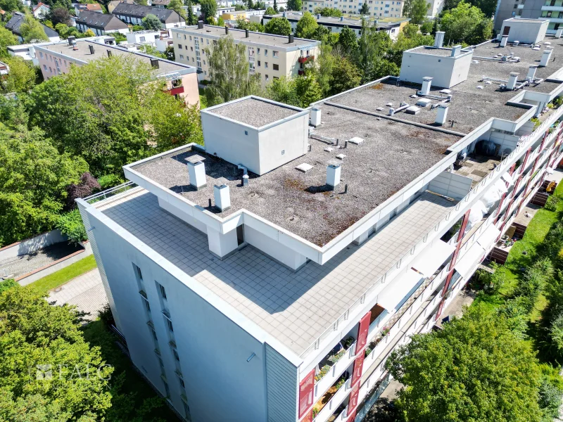 Drohnenaufnahme Terrasse aus NordWest