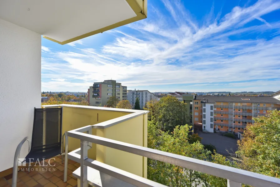 Balkon Blick SüdWest