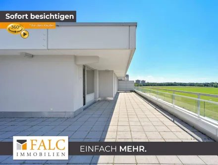 Titelbild - Wohnung kaufen in München - Sonnentraum - Penthouse mit umlaufender Dachterrasse