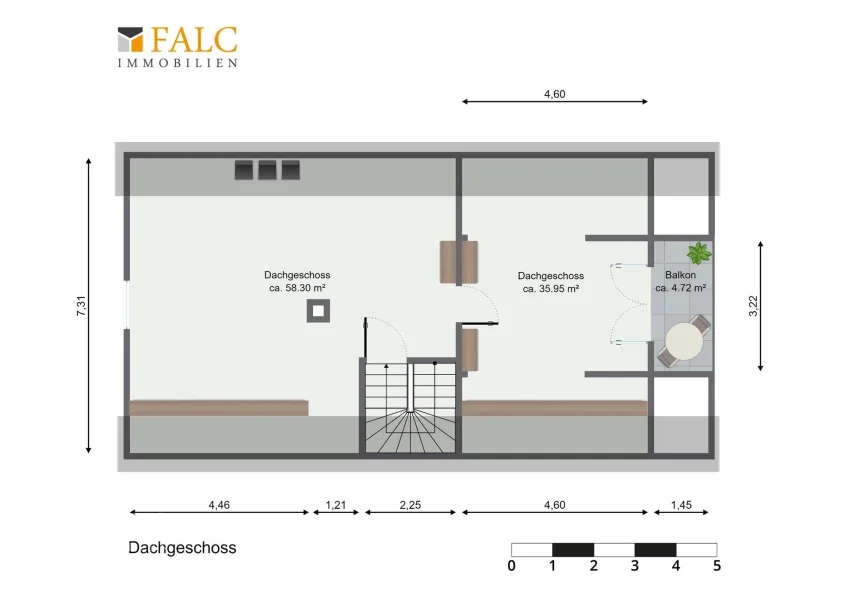 Grundriss Dachgeschoss