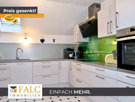 Ihr Zuhause - Wohnung kaufen in Ihrlerstein - Einfach Mehr: Top-Lage-Zustand-4-Zimmer-Wohnung, EBK, Garten, Do-Garage, PV-Anlage, 17 m²-S/W-Balkon