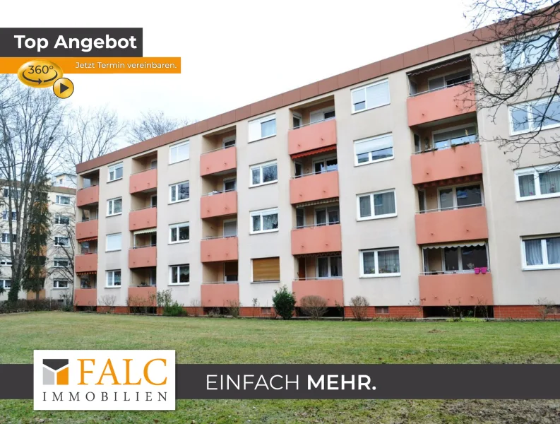Hausansicht 1 - Wohnung kaufen in Nürnberg - Schöne 4-Zimmerwohnung in ruhiger Lage