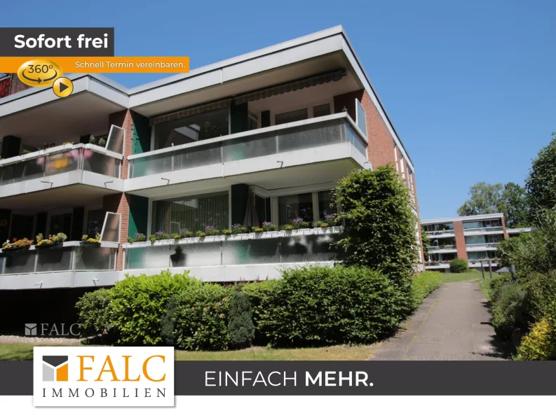 Titelbild - Wohnung kaufen in Hamburg - Sonnige 3,5-Zimmerwohnung in Schnelsen zum sofortigen Bezug!