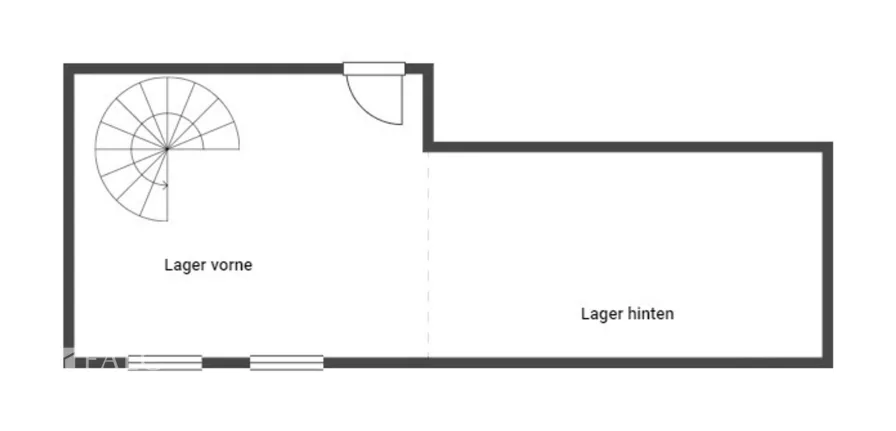 Grundriss Lager im 1. OG