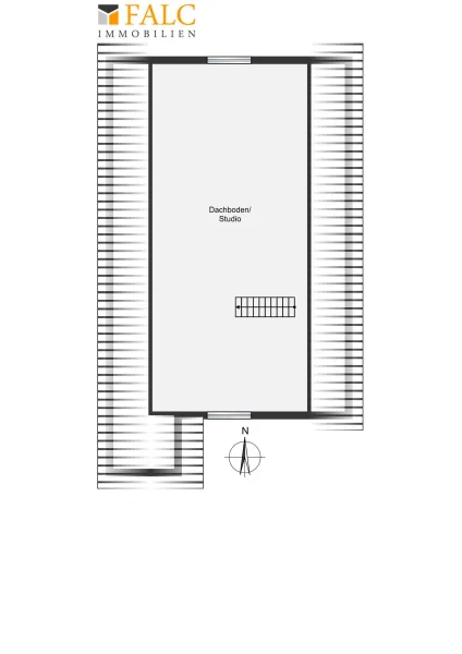 Grundriss Dachstudio