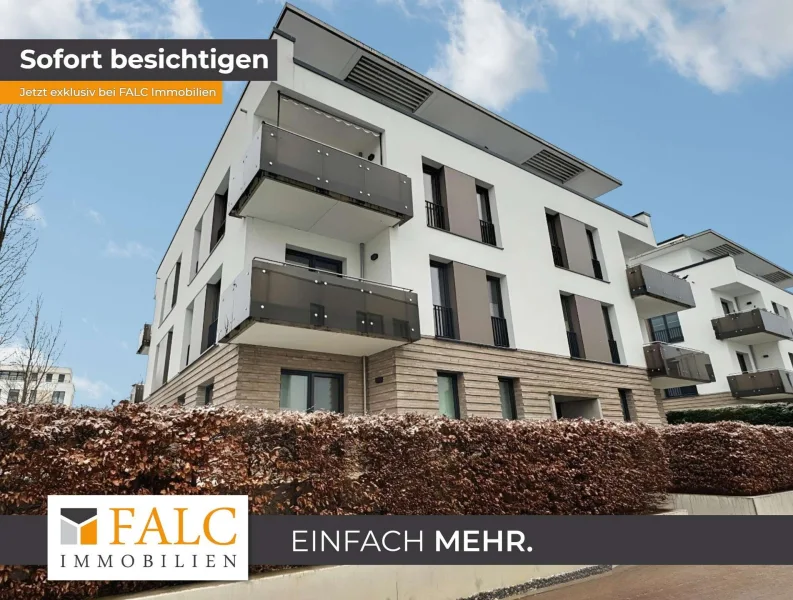 Hausansicht - Wohnung mieten in Schwerin - *** moderne, helle 2 Zimmer -Wohnung in den Waisengärten von Schwerin zu vermieten ***