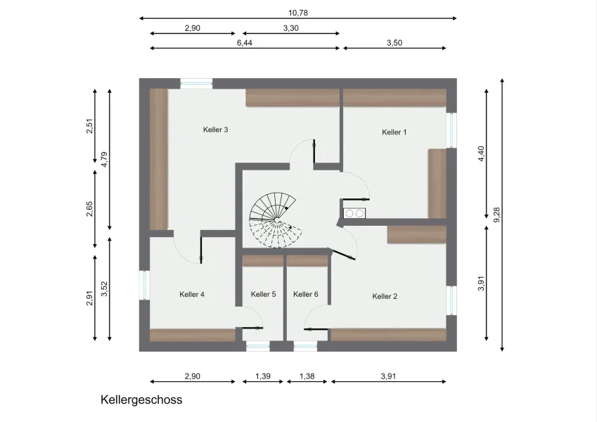 Grundriss Kellergeschoss