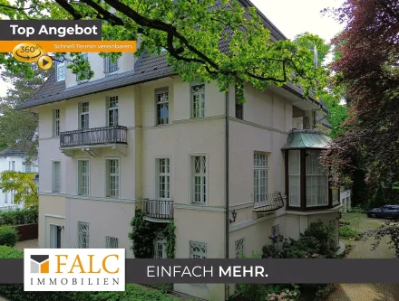 Willkommen zuhause - Wohnung mieten in Berlin - Gehobenes Wohnen in herrschaftlicher Altbauvilla - großzügige Dachterrasse inklusive