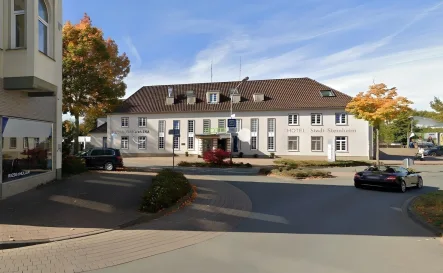 Ansicht Bahnhof - Gastgewerbe/Hotel mieten in Steinheim - Beste Adresse für gastronomische Ambitionen! Ablösefrei!