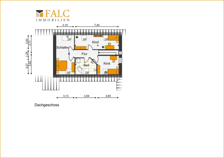 Grundriss Obergeschoss