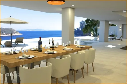  - Haus kaufen in Cala Vinyes - CALA VINYES STAR - Extravagante Luxusvilla in Hanglage über dem Meer - mit direktem Meerzugang