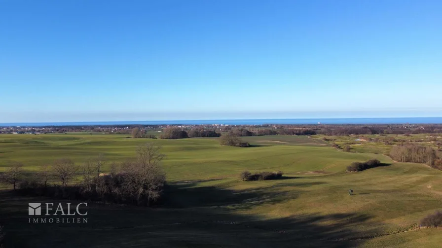 Blick von der Kühlung zur Ostsee