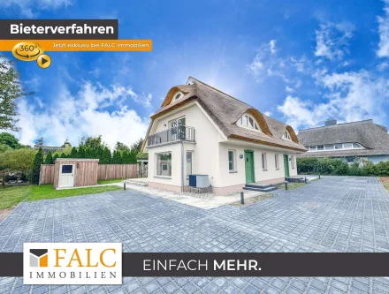 FALC-overlay-image - Haus kaufen in Born a. Darß - Erstbezug in Born- Exklusive Doppelhaushälfte im Naturparadies-linke Seite