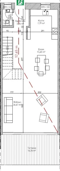 Grundriss 6 Haus K EG