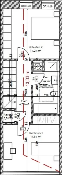 Grundriss 4 Haus H OG