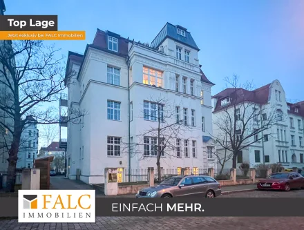 Hausansicht - Wohnung kaufen in Leipzig - Exquisite Eleganz und exklusive Lage