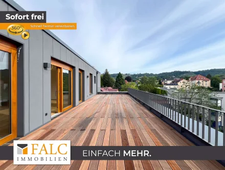 Dachterrasse - Wohnung mieten in Radebeul - Stilvoll mieten!