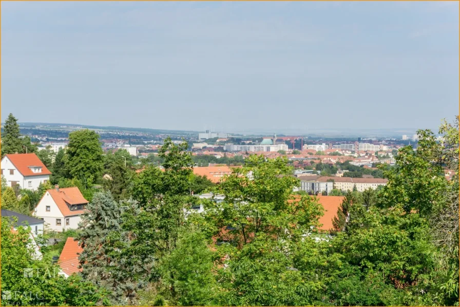 Blick über Erfurt