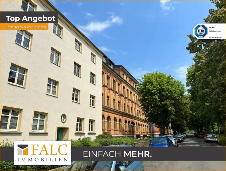 FALC Immobilien Dresden/Pirna - Wohnung kaufen in Chemnitz / Ebersdorf - Vermietete Eigentumswohnung in ruhiger Lage