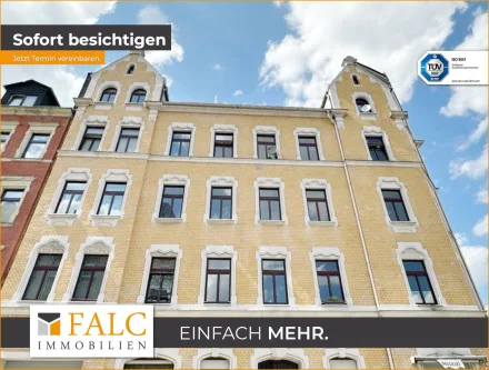 FALC Immobilien Dresden/Pirna - Wohnung mieten in Chemnitz - 1. Monat Kaltmietfrei - Charmante 3-Raum-Wohnung