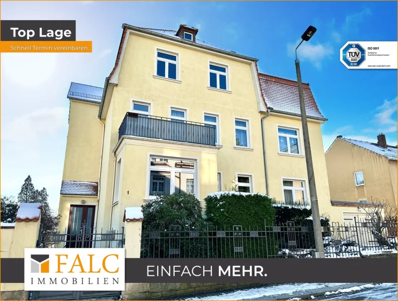 FALC Immobilien Dresden/Pirna - Haus kaufen in Oschatz - Renovierungsbedürftiges Mehrfamilienhaus mit großem Potenzial und attraktiver Vermietungssituation
