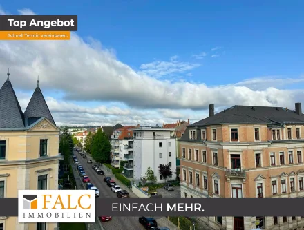 FALC Immobilien Dresden - Wohnung mieten in Dresden - Exklusives Penthouse mit Panoramablick und modernem Komfort