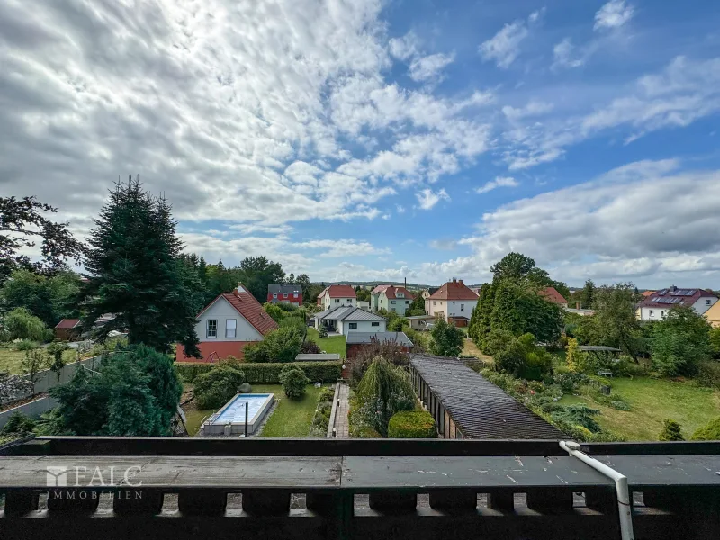 Ausblick Balkon