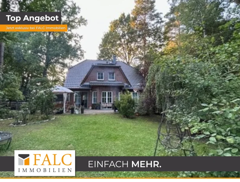  - Haus kaufen in Wandlitz - Wohnen im Grünen: Einfamilienhaus mit Blick auf die Natur