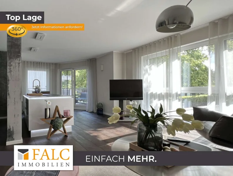 falc-overlay-image-[TIME] - Wohnung kaufen in München - Exklusive 3-Zimmer- Wohnung mit Süd-Balkon im Herzen von München-Solln