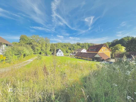 Ausblick Garten  - Haus kaufen in Ittling Simmelsdorf - EFH in Simmelsdorf-Hochwertige Qualität zum Top-Preis!