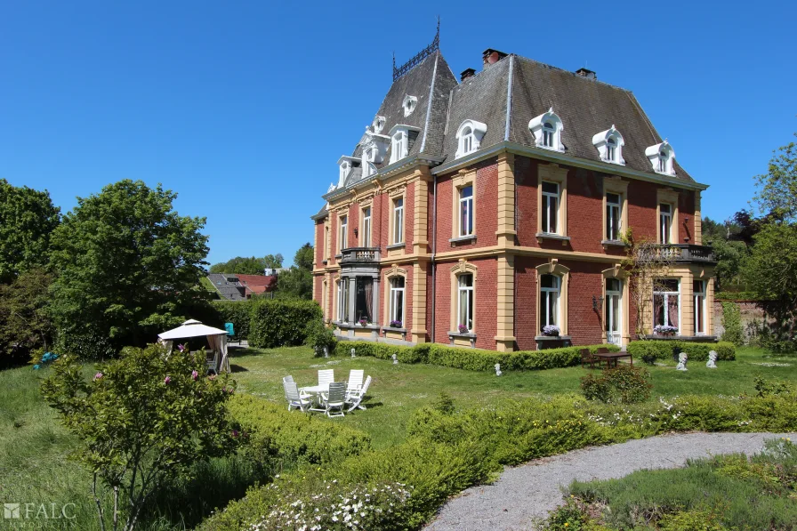 Ansicht vom märchenhaften Garten