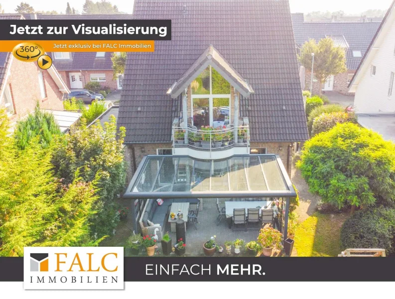 Rückansicht - Haus kaufen in Mönchengladbach - Flexible Familienoase in toller Lage