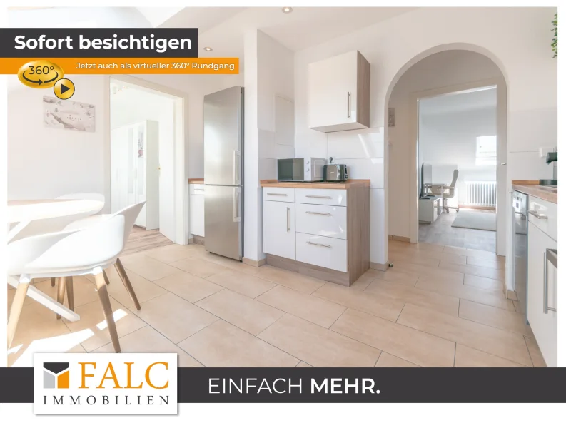 Titelbild - Wohnung mieten in Viersen - Modern & Möbliert: Frisch Renovierte Komfort-Wohnung