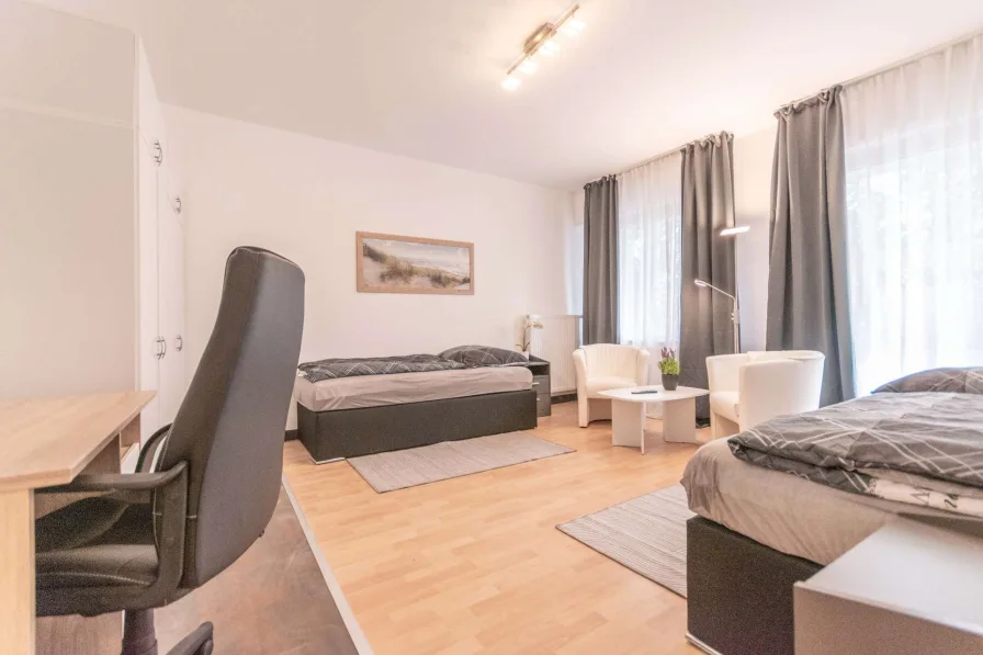 Schlafraum - Wohnung mieten in Essen - Business-Apartment mit Umsatzsteuerausweis / Kurzzeitvermietung